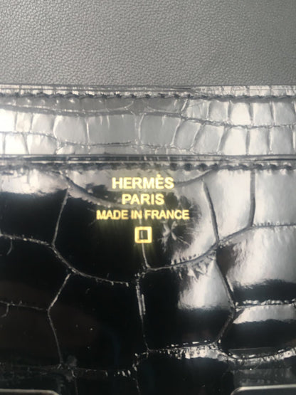 Hermes | So Black Alligator Constance Wallet