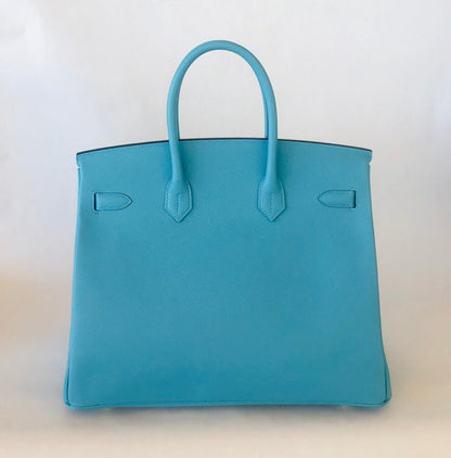 Hermès |Turquoise Birkin with Gold Hardware | 35