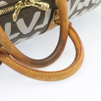 LOUIS VUITTON Monogram Graffiti Keepall 50 Boston Bag - AWL1430 - Cap N Wrap
