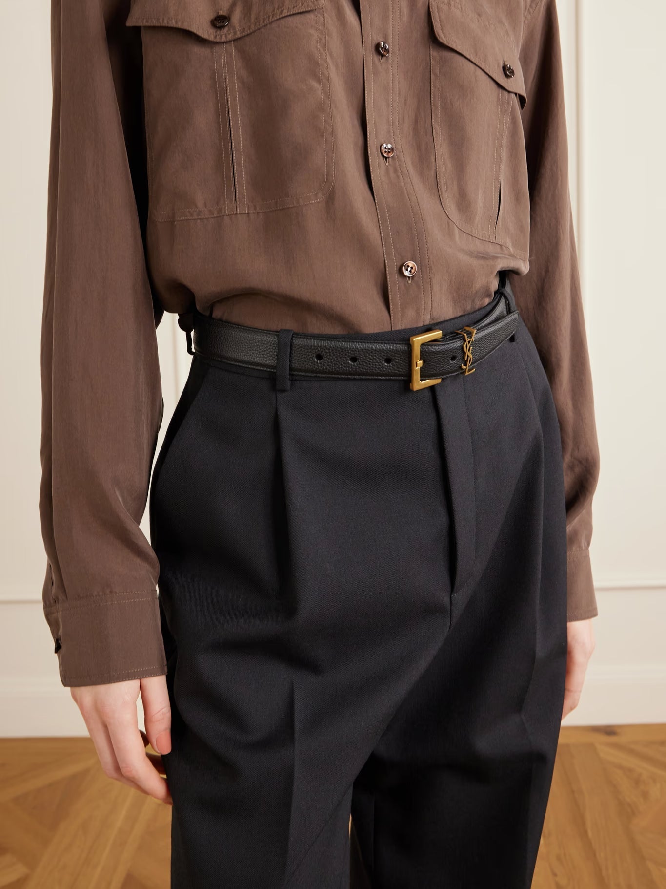 YSL Cassandre belt